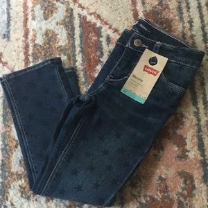 Levi’s Girls Size 4 Denim Star Jeans